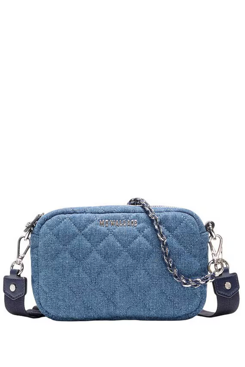 MZ WALLACE Mini Crosby Purse-True Blue Denim – Edie Boutique