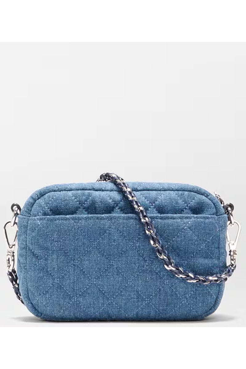 MZ WALLACE Mini Crosby Purse-True Blue Denim – Edie Boutique