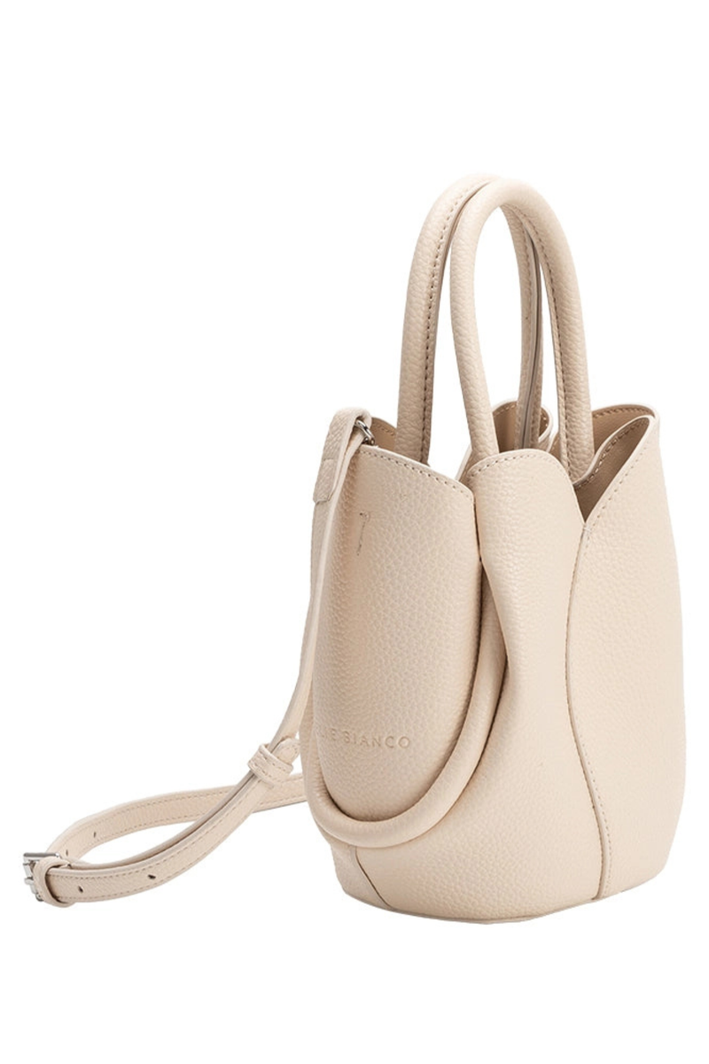 Tulip Mini Recycled Vegan Leather Top Handle Bag – Edie Boutique