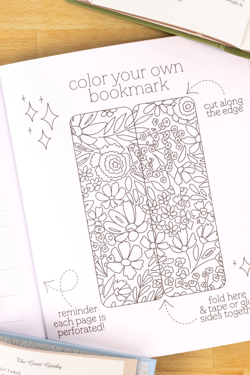 All Booked Up Coloring Book – Edie Boutique