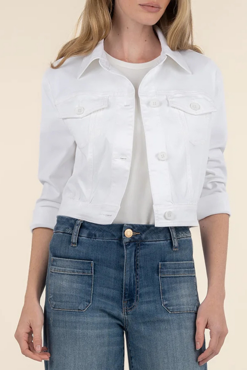 【Sobaq】DEED Trucker Crop JK Rumi Cropped Trucker Jacket