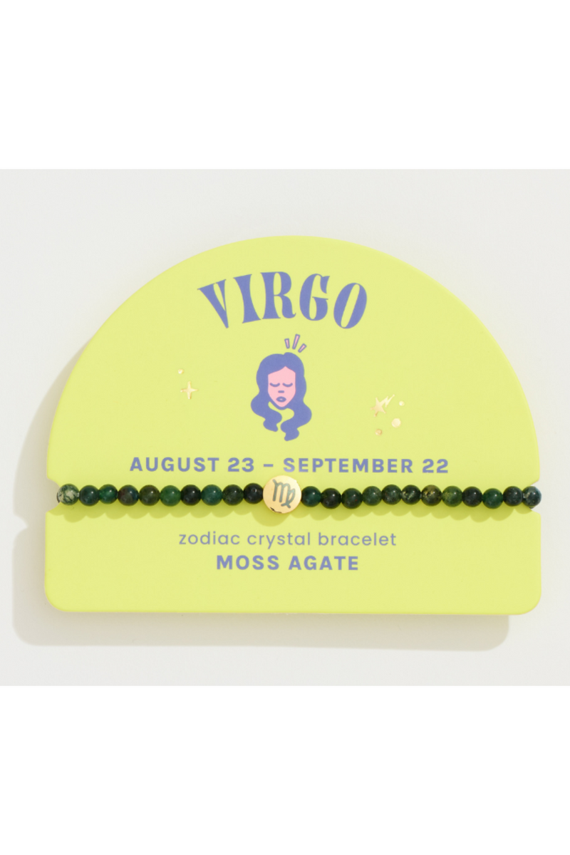 Mini Zodiac Crystal Bracelet: Virgo – Edie Boutique