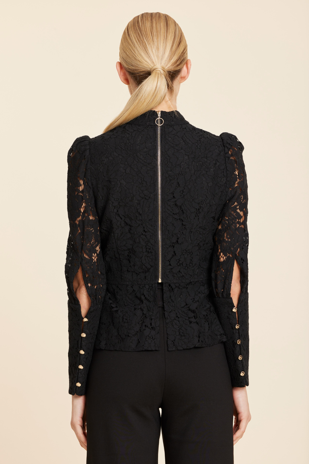 Floral Lace Peplum Top – Edie Boutique