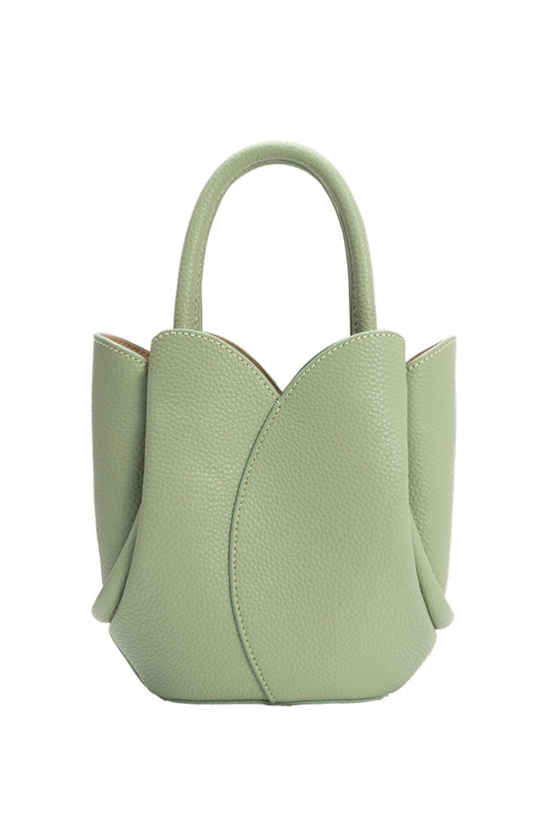 Tulip Mini Recycled Vegan Leather Top Handle Bag – Edie Boutique