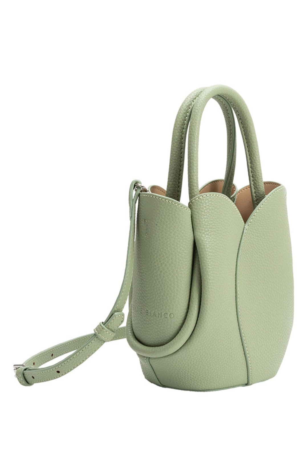Tulip Mini Recycled Vegan Leather Top Handle Bag – Edie Boutique