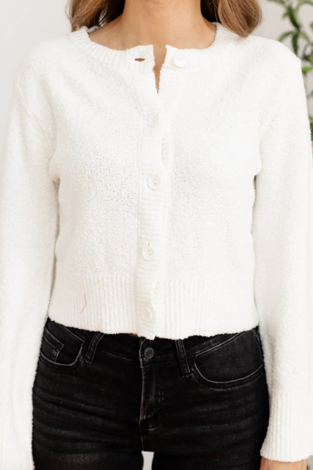 Off White Cardigan – Edie Boutique