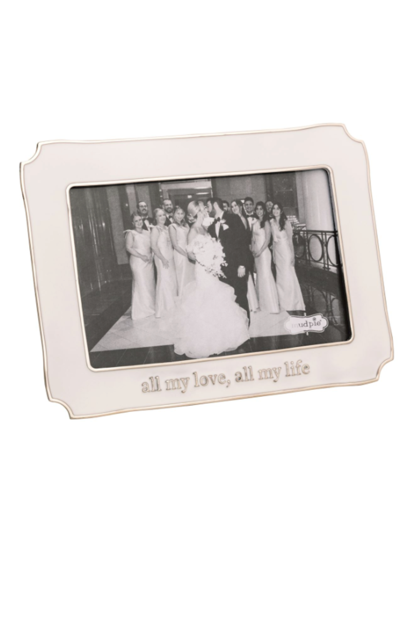 All My Love Enamel Frame