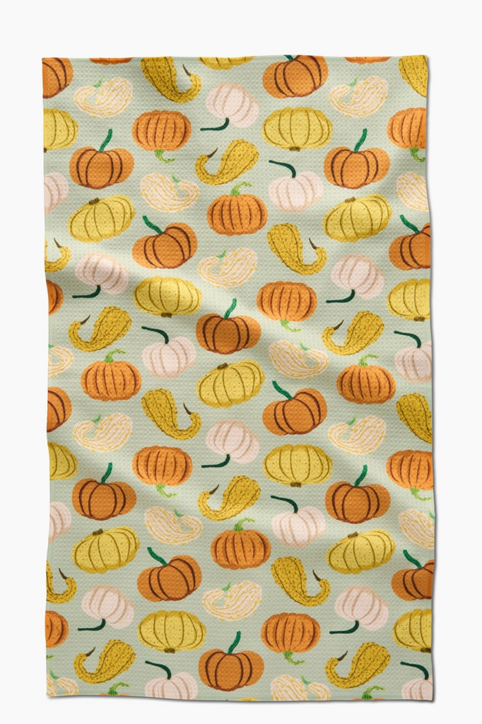 Pumpkins & Gourds Geometry Tea Towel - Thumbnail 4