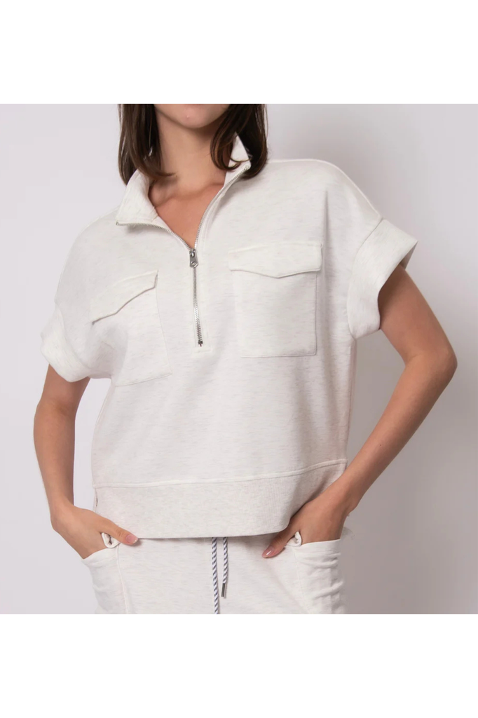 Dua Signature Soft Knit Half Zip Top – Edie Boutique