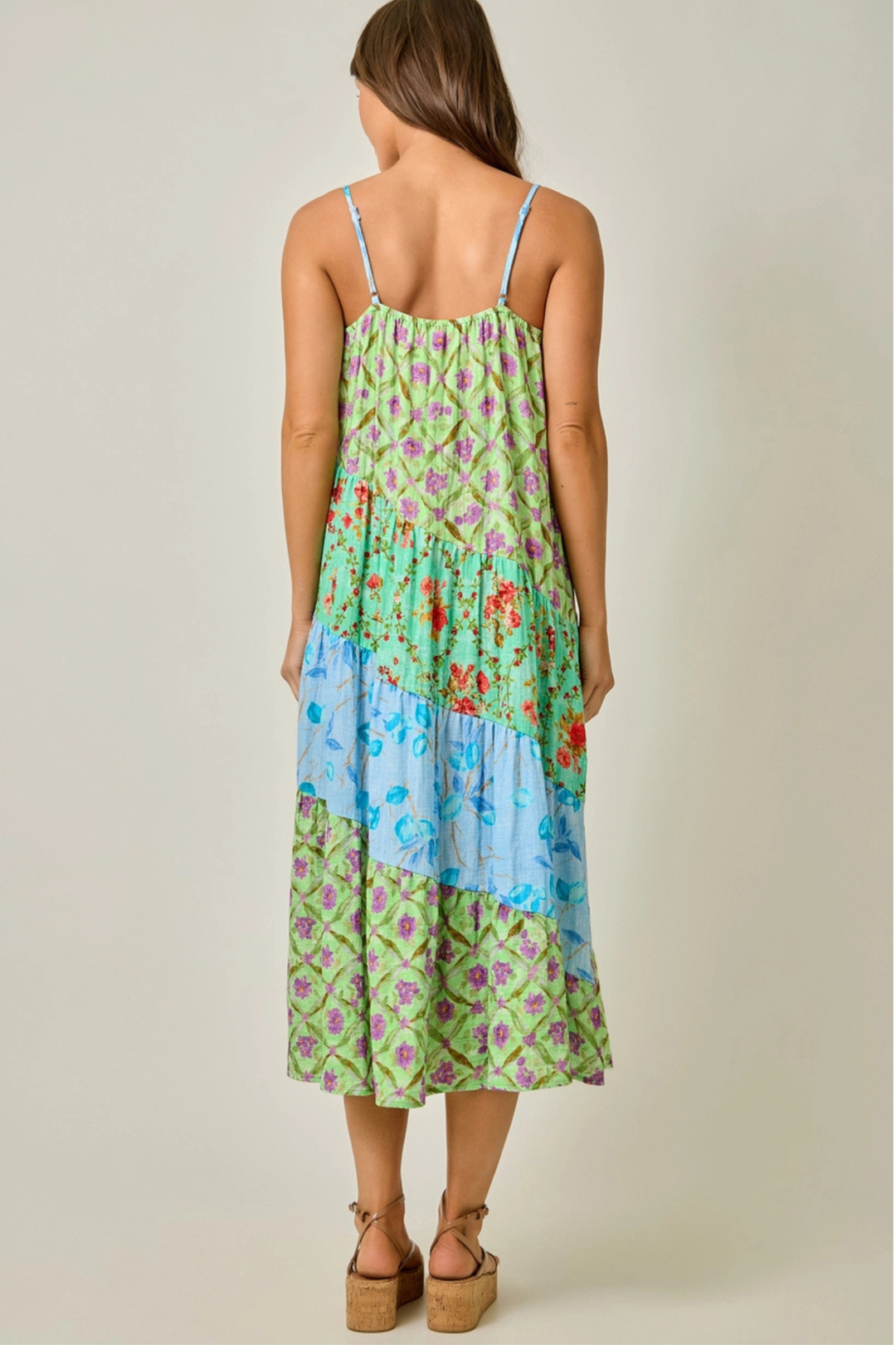 edie maxi dress Mixed Print Maxi Dress Small