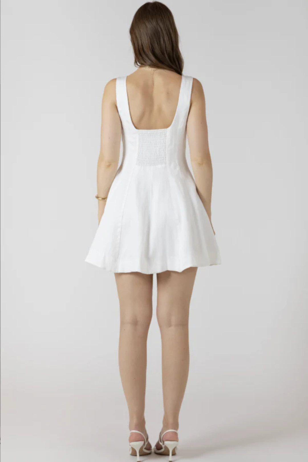 Fit & Flare Paneled Mini Dress – Edie Boutique