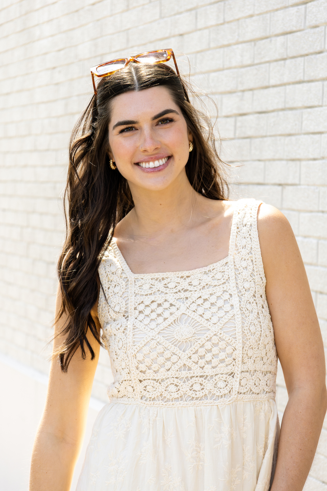 maxi dress with crochet top Pink Crochet Top Maxi Dress With Open Back and Frayed Hem