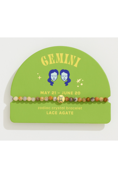 Mini Zodiac Crystal Bracelet: Gemini – Edie Boutique