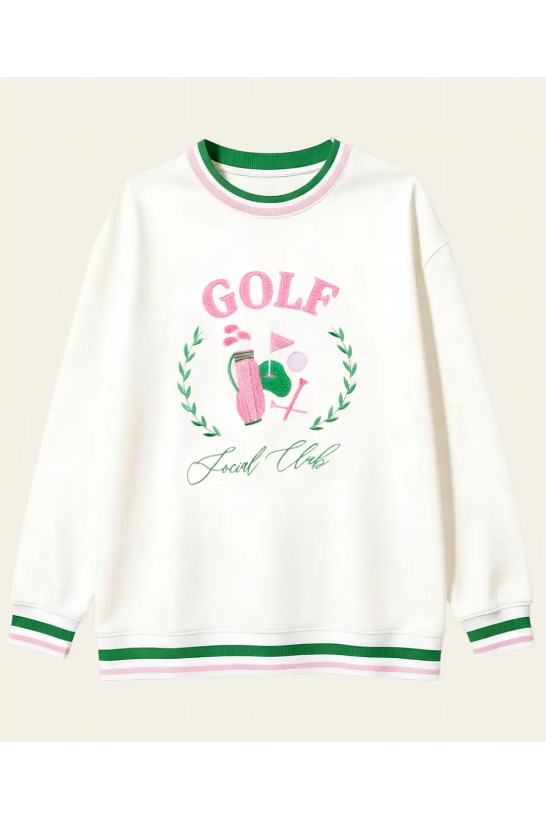 Golf Social Club Oversized Crew – Edie Boutique