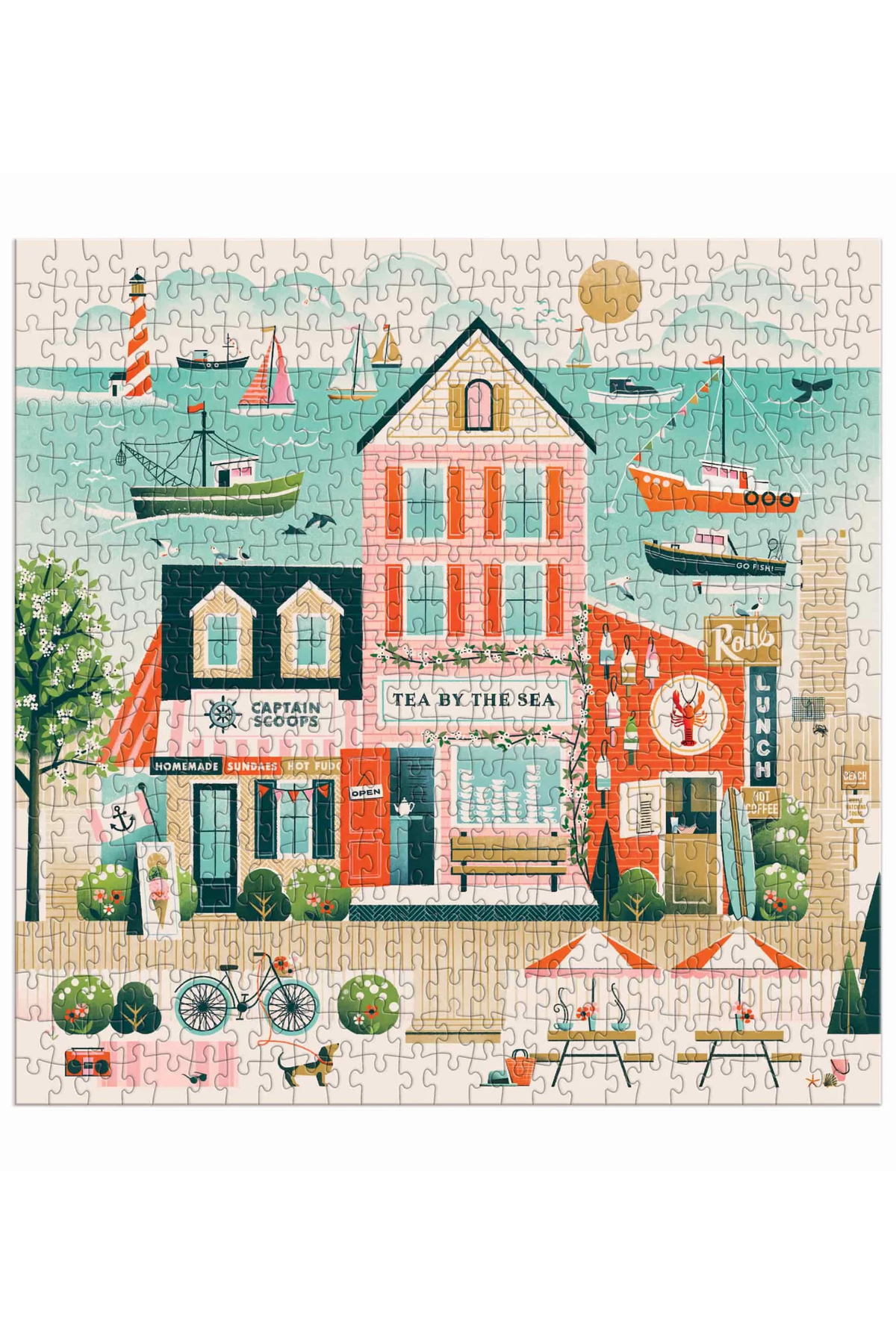 Beside the Sea 500 piece puzzle – Edie Boutique