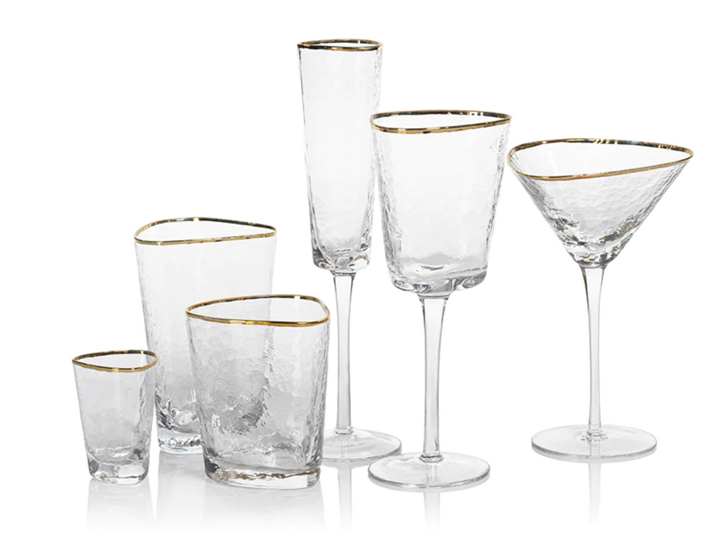 Zodax 8.5-Inch Tall Fintan Wine Goblets - Set of 6