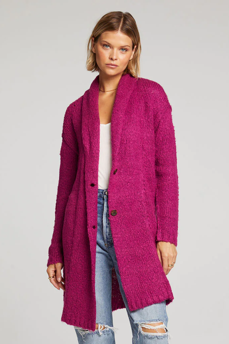 Berry on sale coloured cardigan