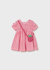 Strawberry Dress with Handbag